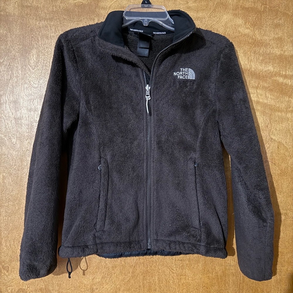 North face brown fleece xs women’s